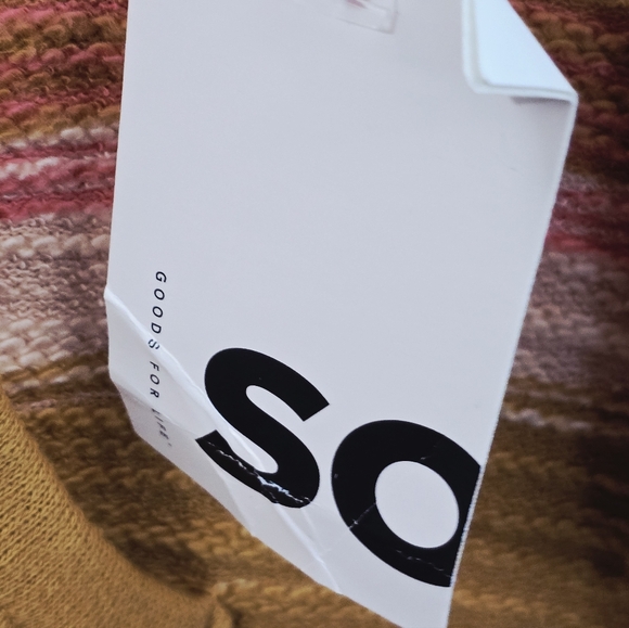 NWT SO Women's Striped Oversized Hoodie Sweater - Multicolor - Picture 8 of 8